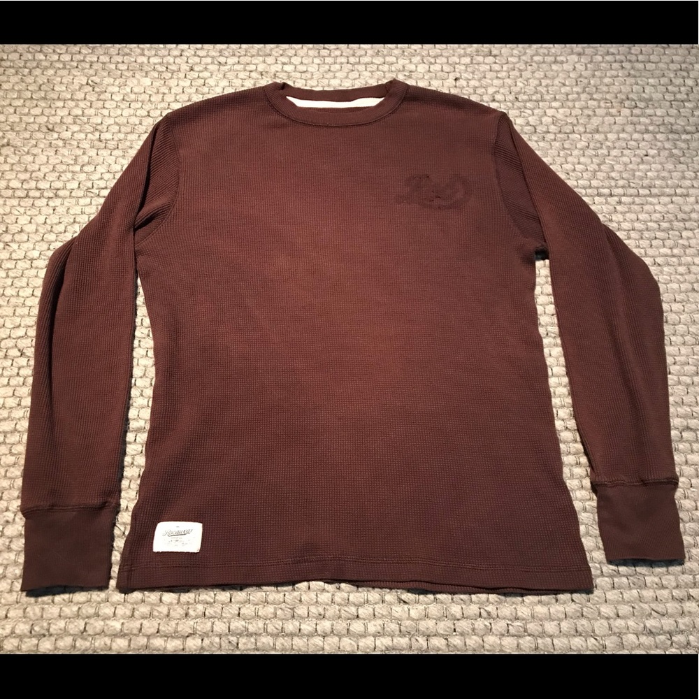 Vintage Brown Rocawear Thermal Shirt *Missing Logo